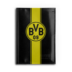 Обложка для автодокументов с принтом BVB в городе Новоалтайск, натуральная кожа |  размер 19,9*13 см; внутри 4 больших “конверта” для документов и один маленький отдел — туда идеально встанут права | Тематика изображения на принте: borussia dortmund | боруссия дортмунд | бундеслига | германия | футбол | футболист