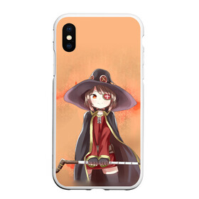 Чехол для iPhone XS Max матовый с принтом Мегумин Такахаси в городе Новоалтайск, Силикон | Область печати: задняя сторона чехла, без боковых панелей | аниме | день | замечательный
