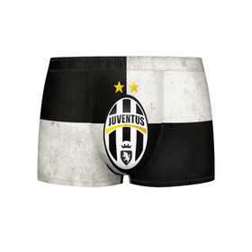 Мужские трусы 3D с принтом Juventus FC в городе Новоалтайск, 50% хлопок, 50% полиэстер | классическая посадка, на поясе мягкая тканевая резинка | juve | италия | клуб | фк | футбол | футбольный | ювентус