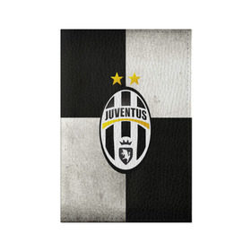 Обложка для паспорта матовая кожа с принтом Juventus FC в городе Новоалтайск, натуральная матовая кожа | размер 19,3 х 13,7 см; прозрачные пластиковые крепления | Тематика изображения на принте: juve | италия | клуб | фк | футбол | футбольный | ювентус