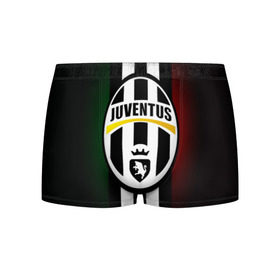 Мужские трусы 3D с принтом Juventus FC в городе Новоалтайск, 50% хлопок, 50% полиэстер | классическая посадка, на поясе мягкая тканевая резинка | juve | италия | клуб | фк | футбол | футбольный | ювентус