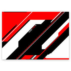 Поздравительная открытка с принтом cs:go - Cyrex style (Сайрекс) в городе Новоалтайск, 100% бумага | плотность бумаги 280 г/м2, матовая, на обратной стороне линовка и место для марки
 | cs | csgo | cyrex | го | кс | сайрекс