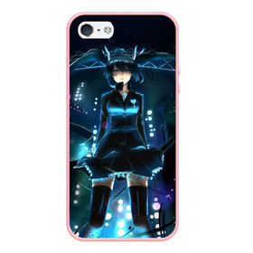 Чехол для iPhone 5/5S матовый с принтом Hatsune Miku в городе Новоалтайск, Силикон | Область печати: задняя сторона чехла, без боковых панелей | hatsune miku | miku | аниме | мику | мику хацунэ