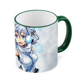 Кружка 3D с принтом Hatsune Miku в городе Новоалтайск, керамика | ёмкость 330 мл | Тематика изображения на принте: hatsune miku | miku | vocaloid | аниме | мику | мику хацунэ