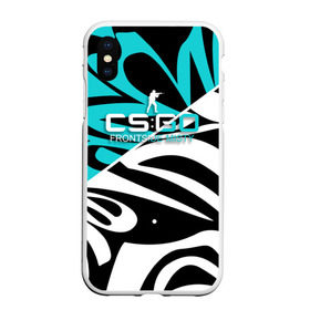 Чехол для iPhone XS Max матовый с принтом csgo - Frontside Misty Style (Снежный вихрь) в городе Новоалтайск, Силикон | Область печати: задняя сторона чехла, без боковых панелей | ak47 | cs | csgo | frontside | misty | вихрь | го | кс | снежный