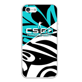 Чехол для iPhone 5/5S матовый с принтом csgo - Frontside Misty Style (Снежный вихрь) в городе Новоалтайск, Силикон | Область печати: задняя сторона чехла, без боковых панелей | Тематика изображения на принте: ak47 | cs | csgo | frontside | misty | вихрь | го | кс | снежный