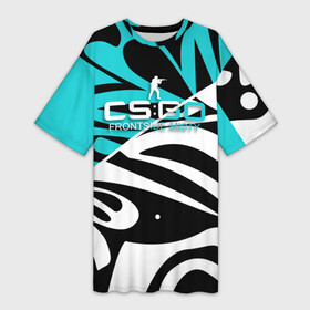 Платье-футболка 3D с принтом cs:go   Frontside Misty Style (Снежный вихрь) в городе Новоалтайск,  |  | ak47 | cs | csgo | frontside | misty | вихрь | го | кс | снежный