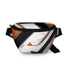 Поясная сумка 3D с принтом cs:go - Asiimov P250 Style в городе Новоалтайск, 100% полиэстер | плотная ткань, ремень с регулируемой длиной, внутри несколько карманов для мелочей, основное отделение и карман с обратной стороны сумки застегиваются на молнию | asiimov | cs | csgo | p250 | азимов | го | кс