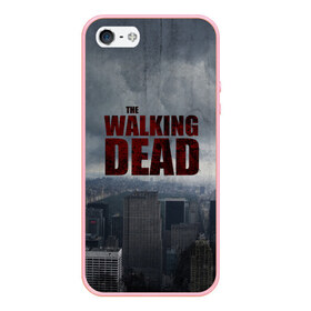 Чехол для iPhone 5/5S матовый с принтом The Walking Dead в городе Новоалтайск, Силикон | Область печати: задняя сторона чехла, без боковых панелей | the walking dead | америка | апокалипсис | глен | дерил | зомби | карл | кровь | рик | сша | ходячие мертвецы
