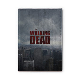 Обложка для автодокументов с принтом The Walking Dead в городе Новоалтайск, натуральная кожа |  размер 19,9*13 см; внутри 4 больших “конверта” для документов и один маленький отдел — туда идеально встанут права | Тематика изображения на принте: the walking dead | америка | апокалипсис | глен | дерил | зомби | карл | кровь | рик | сша | ходячие мертвецы