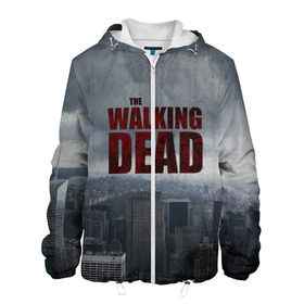 Мужская куртка 3D с принтом The Walking Dead в городе Новоалтайск, ткань верха — 100% полиэстер, подклад — флис | прямой крой, подол и капюшон оформлены резинкой с фиксаторами, два кармана без застежек по бокам, один большой потайной карман на груди. Карман на груди застегивается на липучку | Тематика изображения на принте: the walking dead | америка | апокалипсис | глен | дерил | зомби | карл | кровь | рик | сша | ходячие мертвецы