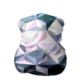 Бандана-труба 3D с принтом Lowpoly Pattern в городе Новоалтайск, 100% полиэстер, ткань с особыми свойствами — Activecool | плотность 150‒180 г/м2; хорошо тянется, но сохраняет форму | Тематика изображения на принте: polygon | абстракция | серый
