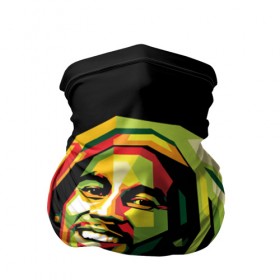 Бандана-труба 3D с принтом Bob Marley в городе Новоалтайск, 100% полиэстер, ткань с особыми свойствами — Activecool | плотность 150‒180 г/м2; хорошо тянется, но сохраняет форму | боб марли | регги