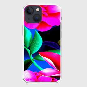 Чехол для iPhone 13 mini с принтом Цветочки в городе Новоалтайск,  |  | розовые | цветы