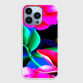 Чехол для iPhone 13 Pro с принтом Цветочки в городе Новоалтайск,  |  | Тематика изображения на принте: розовые | цветы