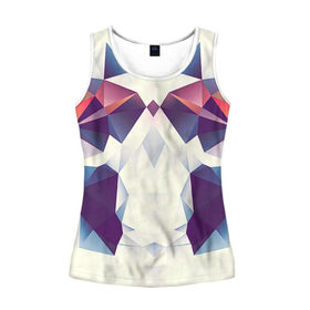 Женская майка 3D с принтом Grazy Poly VPPDGryphon в городе Новоалтайск, 100% полиэстер | круглая горловина, прямой силуэт, длина до линии бедра | 