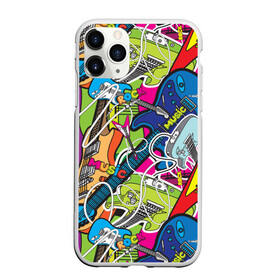 Чехол для iPhone 11 Pro Max матовый с принтом POP ART в городе Новоалтайск, Силикон |  | Тематика изображения на принте: music | popart | rock | гитара | поп арт