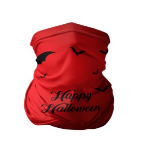 Бандана-труба 3D с принтом Halloween в городе Новоалтайск, 100% полиэстер, ткань с особыми свойствами — Activecool | плотность 150‒180 г/м2; хорошо тянется, но сохраняет форму | Тематика изображения на принте: cat | dark | halloween | вамп | вампир | ведьма | готика | кот | кошка | магия | ночь | тыква | хэллоуин