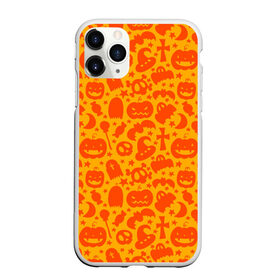 Чехол для iPhone 11 Pro Max матовый с принтом Halloween в городе Новоалтайск, Силикон |  | cat | dark | halloween | вамп | вампир | ведьма | готика | кот | кошка | магия | ночь | тыква | хэллоуин
