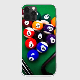 Чехол для iPhone 12 Pro Max с принтом Бильярд в городе Новоалтайск, Силикон |  | Тематика изображения на принте: кий | стол | шары