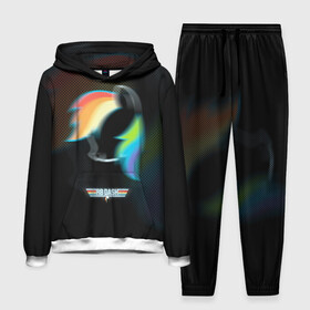 Мужской костюм 3D (с толстовкой) с принтом My Little Pony в городе Новоалтайск,  |  | Тематика изображения на принте: dash | rainbow | пони | радуга