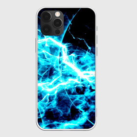 Чехол для iPhone 12 Pro Max с принтом energy в городе Новоалтайск, Силикон |  | Тематика изображения на принте: energy | молнии | синий | энергия