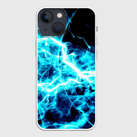 Чехол для iPhone 13 mini с принтом energy в городе Новоалтайск,  |  | energy | молнии | синий | энергия
