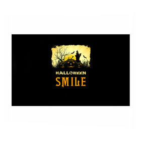 Бумага для упаковки 3D с принтом Smile в городе Новоалтайск, пластик и полированная сталь | круглая форма, металлическое крепление в виде кольца | halloween | замок | летучая мышь | луна | праздник | привидение | тыква | хэллоуин
