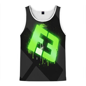 Мужская майка 3D с принтом cs:go - Flipsid3 (Black collection) в городе Новоалтайск, 100% полиэстер | круглая горловина, приталенный силуэт, длина до линии бедра. Пройма и горловина окантованы тонкой бейкой | cs | csgo | flipsid3 | го | кс