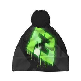 Шапка 3D c помпоном с принтом cs:go - Flipsid3 (Black collection) в городе Новоалтайск, 100% полиэстер | универсальный размер, печать по всей поверхности изделия | cs | csgo | flipsid3 | го | кс