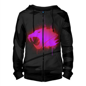 Мужская толстовка 3D на молнии с принтом cs:go - iBUYPOWER (Black collection) в городе Новоалтайск, 100% полиэстер | длина до линии бедра, манжеты и пояс оформлены мягкой тканевой резинкой, двухслойный капюшон со шнурком для регулировки, спереди молния, по бокам два кармана | Тематика изображения на принте: 2014 | cs | csgo | ibuypower | katowice | го | кс