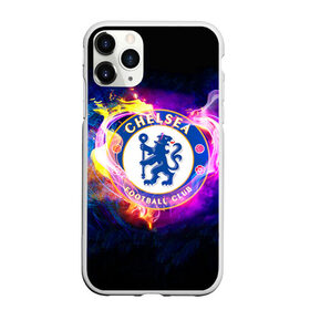 Чехол для iPhone 11 Pro матовый с принтом Chelsea в городе Новоалтайск, Силикон |  | Тематика изображения на принте: chelsea | football. | английская премьер лига | апл | футбол | челси