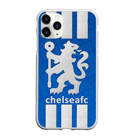 Чехол для iPhone 11 Pro матовый с принтом Chelsea в городе Новоалтайск, Силикон |  | Тематика изображения на принте: chelsea | football. | английская премьер лига | апл | футбол | челси