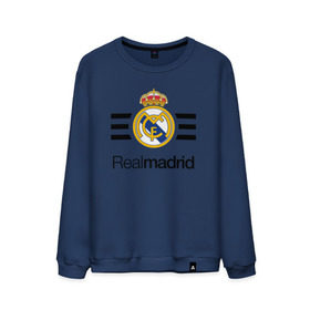 Мужской свитшот хлопок с принтом Real madrid в городе Новоалтайск, 100% хлопок |  | football | real | real madrid | примера | реал | реал мадрид | футбол | чемпионат испании