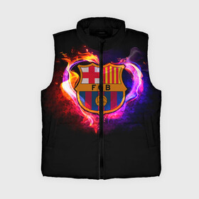 Женский жилет утепленный 3D с принтом Barcelona7 в городе Новоалтайск,  |  | barcelona | football | барса | барселона | примера | футбол | чемпионат испании