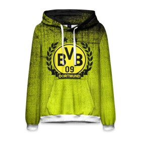 Мужская толстовка 3D с принтом Borussia5 в городе Новоалтайск, 100% полиэстер | двухслойный капюшон со шнурком для регулировки, мягкие манжеты на рукавах и по низу толстовки, спереди карман-кенгуру с мягким внутренним слоем. | borussia | bvb | football | боруссия | бундеслига | дортмунд | футбол | чемпионат германии