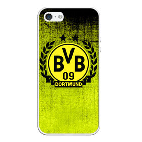 Чехол для iPhone 5/5S матовый с принтом Borussia5 в городе Новоалтайск, Силикон | Область печати: задняя сторона чехла, без боковых панелей | borussia | bvb | football | боруссия | бундеслига | дортмунд | футбол | чемпионат германии