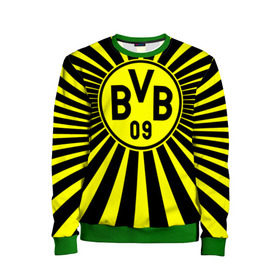 Детский свитшот 3D с принтом Borussia1 в городе Новоалтайск, 100% полиэстер | свободная посадка, прямой крой, мягкая тканевая резинка на рукавах и понизу свитшота | Тематика изображения на принте: borussia | bvb | football | боруссия | бундеслига | дортмунд | футбол | чемпионат германии