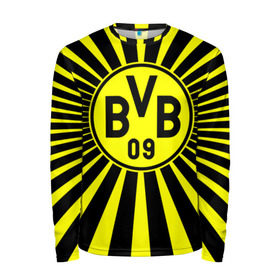 Мужской лонгслив 3D с принтом Borussia1 в городе Новоалтайск, 100% полиэстер | длинные рукава, круглый вырез горловины, полуприлегающий силуэт | borussia | bvb | football | боруссия | бундеслига | дортмунд | футбол | чемпионат германии