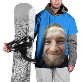 Накидка на куртку 3D с принтом Mcgregor smile в городе Новоалтайск, 100% полиэстер |  | conor | macgregor | макгрегор