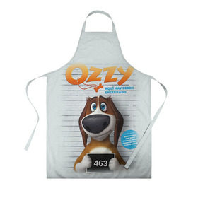 Фартук 3D с принтом Ozzy в городе Новоалтайск, 100% полиэстер | общий размер — 65 х 85 см, ширина нагрудника — 26 см, горловина — 53 см, длина завязок — 54 см, общий обхват в поясе — 173 см. Принт на завязках и на горловине наносится с двух сторон, на основной части фартука — только с внешней стороны | dog | fast furry | бигль | большой собачий побег | мартин | мультфильм | оззи | побег | свободу разношерстным | собака