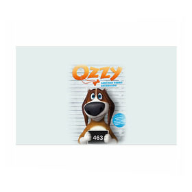 Бумага для упаковки 3D с принтом Ozzy в городе Новоалтайск, пластик и полированная сталь | круглая форма, металлическое крепление в виде кольца | dog | fast furry | бигль | большой собачий побег | мартин | мультфильм | оззи | побег | свободу разношерстным | собака