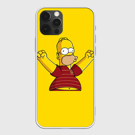 Чехол для iPhone 12 Pro Max с принтом Гомер-болельщик в городе Новоалтайск, Силикон |  | simpsons