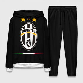 Женский костюм 3D (с толстовкой) с принтом Juventus1 в городе Новоалтайск,  |  | football | juve | juventus | seria a | бьянконери | серия а | футбол | чемпионат италии | юве | ювентус