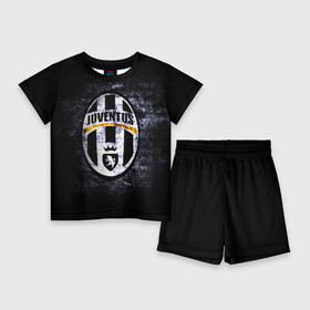 Детский костюм с шортами 3D с принтом Juventus2 в городе Новоалтайск,  |  | Тематика изображения на принте: football | juve | juventus | seria a | бьянконери | серия а | футбол | чемпионат италии | юве | ювентус