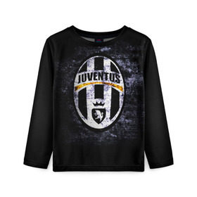 Детский лонгслив 3D с принтом Juventus2 в городе Новоалтайск, 100% полиэстер | длинные рукава, круглый вырез горловины, полуприлегающий силуэт
 | football | juve | juventus | seria a | бьянконери | серия а | футбол | чемпионат италии | юве | ювентус
