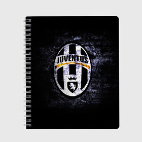 Тетрадь с принтом Juventus2 в городе Новоалтайск, 100% бумага | 48 листов, плотность листов — 60 г/м2, плотность картонной обложки — 250 г/м2. Листы скреплены сбоку удобной пружинной спиралью. Уголки страниц и обложки скругленные. Цвет линий — светло-серый
 | football | juve | juventus | seria a | бьянконери | серия а | футбол | чемпионат италии | юве | ювентус