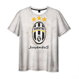 Мужская футболка 3D с принтом Juventus3 в городе Новоалтайск, 100% полиэфир | прямой крой, круглый вырез горловины, длина до линии бедер | football | juve | juventus | seria a | бьянконери | серия а | футбол | чемпионат италии | юве | ювентус