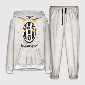 Женский костюм 3D (с толстовкой) с принтом Juventus3 в городе Новоалтайск,  |  | football | juve | juventus | seria a | бьянконери | серия а | футбол | чемпионат италии | юве | ювентус