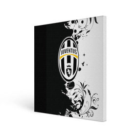 Холст квадратный с принтом Juventus4 в городе Новоалтайск, 100% ПВХ |  | football | juve | juventus | seria a | бьянконери | серия а | футбол | чемпионат италии | юве | ювентус
